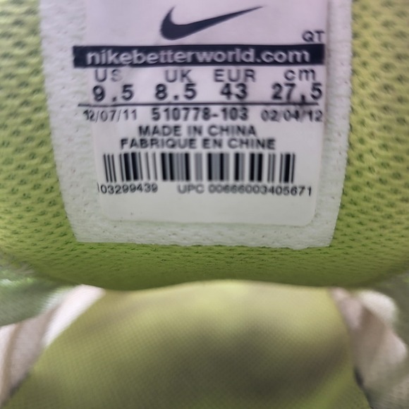 Nike  Lunarglide 3 Running Shoes‎ Mens Size 9.5 510778-103 Sneakers main image 6